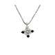  White gold light point necklace 0.40 carat diamond G-VS1
