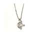  White gold light point necklace 0.40 carat diamond G-VS1