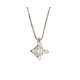  White gold light point necklace 0.40 carat diamond G-VS1