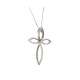 Collana croce diamanti carati 0,04 G-VS1