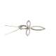 Collana croce diamanti carati 0,04 G-VS1