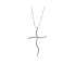 Collana croce con diamanti carati 0,08 G-VS1