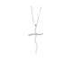 Cross necklace 0.08 carats diamonds G-VS1