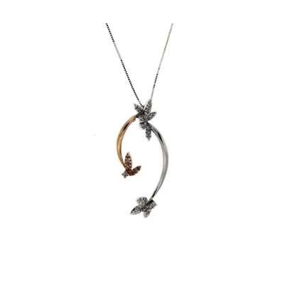 Necklace diamonds 0.16 carats D-VVS1