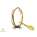 Comfort fit yellow gold