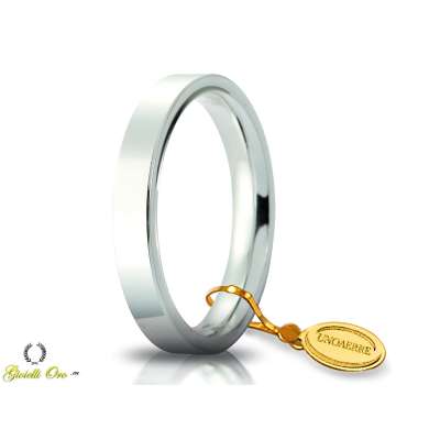 Fede comoda oro bianco 3,5mm