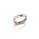 Paolo and Francesca wedding ring in gold and diamonds 0.07 carats diamonds G-VS1