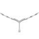 White gold semi-rigid choker 0.16 carats diamonds G-VVS1