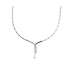 White gold semi-rigid choker diamonds total carats 0.13 G Color VS1 Clarity