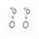 Dangling earrings 0.34 carats diamonds G-VS1