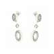 Dangling earrings 0.34 carats diamonds G-VS1