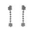 Dangling earrings 2.26 carats selected diamonds F-VVS1 