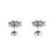 Fancy earrings 0.79 carats diamonds G-VS1 ideal