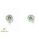 Fancy solitaire earrings 0.43 carats diamonds G-VS1