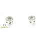 Fancy solitaire earrings 0.43 carats diamonds G-VS1