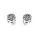 Fancy solitaire concealed embedded stud earrings 0.30 carats diamonds G-VS1