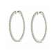 Hoop earrings 0.94 carats diamonds G-VS1