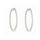 Hoop earrings 0.94 carats diamonds G-VS1