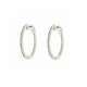 Hoop earrings 0.56 carats diamonds G Color VS1 Clarity
