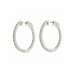 Hoop earrings 0.56 carats diamonds G Color VS1 Clarity