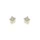 Solitaire earrings 0.13 carats diamonds G-VS1