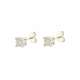 Solitaire earrings 0.13 carats diamonds G-VS1