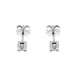 Solitaire earrings 0.14 carats diamonds E-VS1