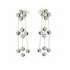Dangling earrings 0.45 carats diamonds G Color VS1 Clarity