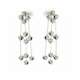 Dangling earrings 0.45 carats diamonds G Color VS1 Clarity