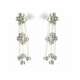 Dangling earrings 0.45 carats diamonds G Color VS1 Clarity