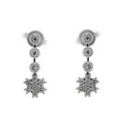 Orecchini con diamanti carati 0,48 G-VS1  Orecchini con diamanti carati 0,48 G-VS1