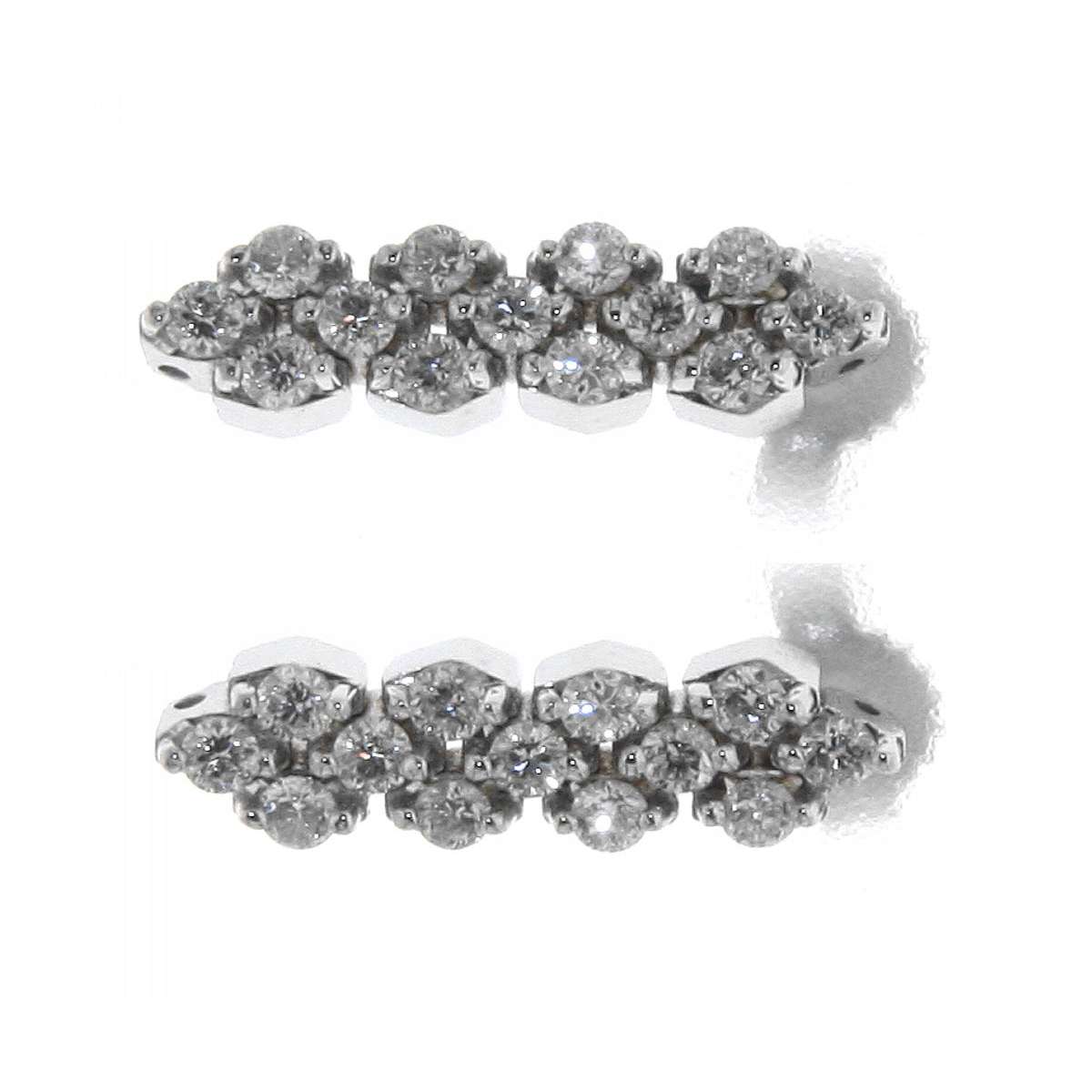 Orecchini pendenti con diamanti carati 0,60 G-VS1