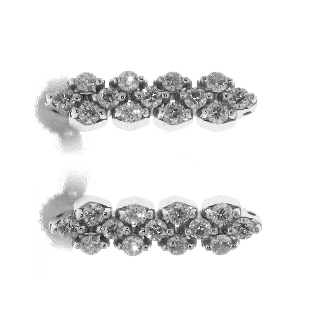 Orecchini pendenti con diamanti carati 0,60 G-VS1