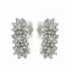 White gold fancy earrings 0.84 carats diamonds G-VS1