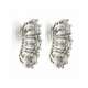 White gold fancy earrings 0.84 carats diamonds G-VS1