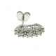 White gold fancy earrings 0.84 carats diamonds G-VS1