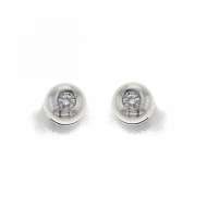 Orecchini punto luce cipollina con diamanti carati 0,13 G-VVS1 Orecchini punto luce cipollina con diamanti carati 0,13 G-VVS1