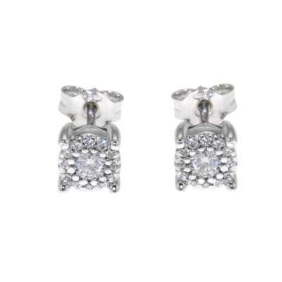 Orecchini punto luce diamanti carati 0,32 G-VS1
