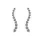 Dangling earrings 0,75 carat G-VS1