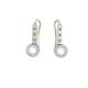 Small earrings with pearls and diamonds ct. 0.01 g-vs1