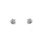 Solitaire earrings 0.10 carats set diamonds G-VS1