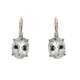 Earrings with light blue aquamarine ct 3.66 and diamonds ct 0.045 G-VS1 Earrings with light blue aquamarine ct 3.66 and diamonds ct 0.045 G-VS1