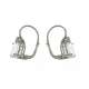 Earrings with light blue aquamarine ct 3.66 and diamonds ct 0.045 G-VS1 Earrings with light blue aquamarine ct 3.66 and diamonds ct 0.045 G-VS1