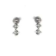 Orecchini trilogy con diamanti carati 0,35 G-VS1 Orecchini trilogy con diamanti carati 0,35 G-VS1