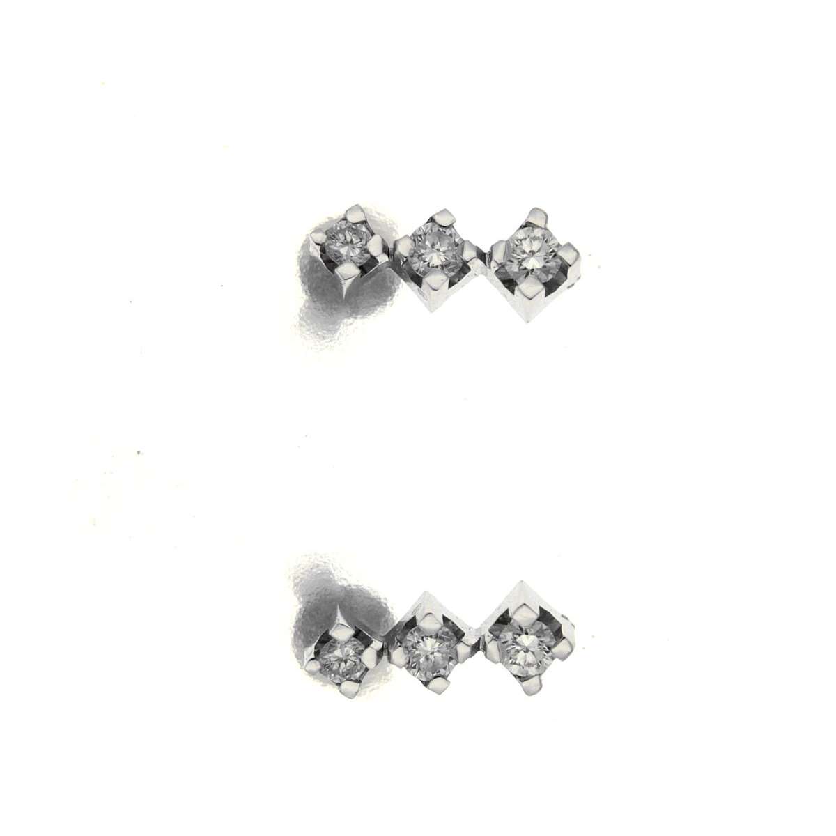 Orecchini trilogy con diamanti carati 0,35 G-VS1