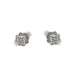 Solitaire earrings 0.05 carats set diamonds G-VS1