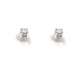 Solitaire earrings 0.05 carats set diamonds G-VS1