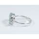 Anello con acquamarina Ct 3.50 diamanti ct 0.06 G-VS1