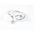 Contrarie Ring white gold 0.12 carats diamonds G-VS1 Valentine's Day