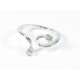 Contrarie Ring white gold 0.12 carats diamonds G-VS1 Valentine's Day